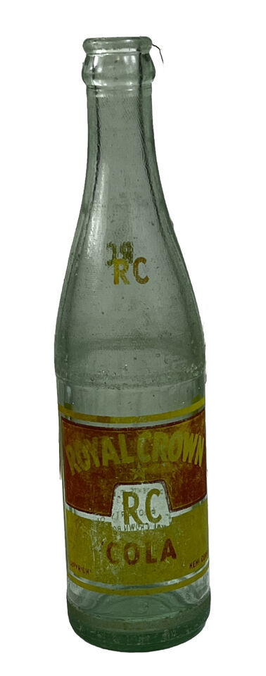 VINTAGE RC Royal Crown Cola 10 Ounce Bottle - Copyright No Date - $9.72