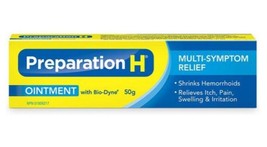 PREPARATION H Hemorrhoids Ointment With Bio-Dyne Multi-Symptom Relief 25g - £17.73 GBP