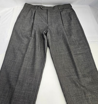 Murano Wool Pleated Dress Pants Men&#39;s Size 36x30 Suit Slacks Cuffed WPL 327 - €15,06 EUR
