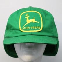 K-Products John Deere Logo Vintage LG/XL Mens Hat Ear-flap Cap No Foam Inside - £14.86 GBP