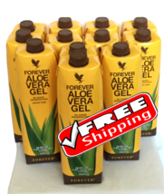 Forever Living Aloe Vera Gel Preservative and Sugar Free Immune Support 12 Pack - £162.42 GBP