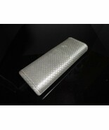 Grey Cloth Pattern Cigar Case with Cedar Inside 7&quot; L closed Showroom Model - $241.19 CAD