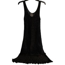 AllSaints Mesh Dress Women’s Size 4 Hand Embellished Sequin Beaded Swim ... - £116.03 GBP