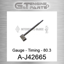 A-J42665 Gauge - Timing - 80.3 Made By Interstate Mcbee (New Aftermarket) - £66.20 GBP