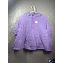 NWOT Nike Girls Big Kids Pullover Half Zip Poncho AT 3349 527 Size MEDIUM - $27.45