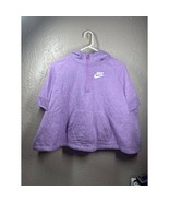 NWOT Nike Girls Big Kids Pullover Half Zip Poncho AT 3349 527 Size MEDIUM - $512.19 MXN