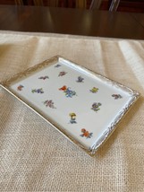 Porcelains Alema Replica porcelain floral pattern vanity tray trinket dish - £16.70 GBP