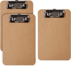 3 Pack Mini Wood Clipboard 4.7X 7.3inch Small Memo Size Pocket Clipboard... - $26.31 CAD