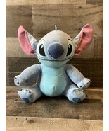 Plush Stitch Disney Lilo &amp; Stitch Blue Stuffed Animal Posable Ears 10” - £8.98 GBP