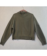 All In Motion Olive Green Long-Sleeve Mock Neck Sweatshirt L - £10.21 GBP