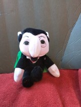 Sesame Street The Count  7&quot; Vintage 1997 Tyco Beans Plush No Damage - £6.23 GBP