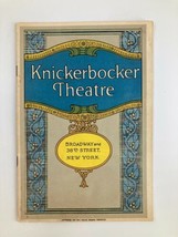 1927 Knickerbocker Theatre A.L. Erlanger Present Eddie Dowling&#39;s Honeymo... - £18.87 GBP