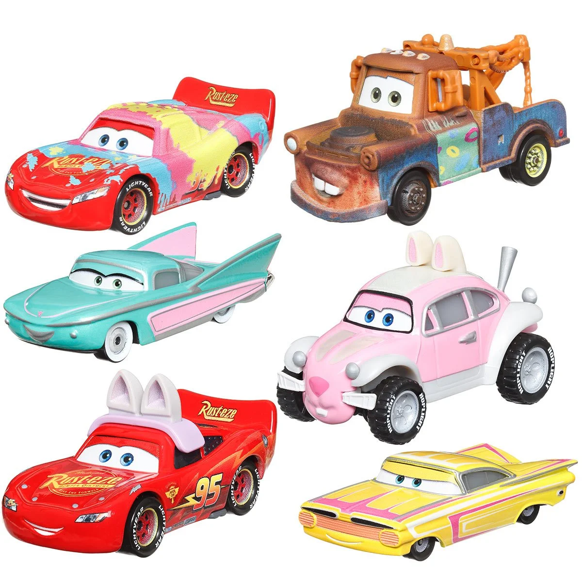 Disney Pixar CARS Easter Set of 6 1/55 Scale New For 2024  - £33.52 GBP