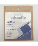 Hawid Schaufix 57/55 Black Stamp Mounts Regular Issue Plate Blocks (m24) - $51.32 MXN