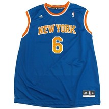 Adidas Kristaps Porzingis #6 New York Knicks Basketball Jersey Mens Size XL Blue - £31.97 GBP