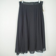 Evan Picone, Chiffon Vintage  Evening Maxi Skirt, Black, Size 16 - £37.10 GBP