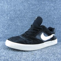 Nike Delta Force SB Men Sneaker Shoes Black Leather Lace Up Size 11 Medium - $29.69