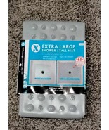 65% MORE COVERAGE! SlipX Solutions Solid White Extra Large Shower Mat (27&quot;) - $362.01 MXN