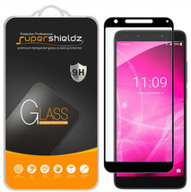 2X Full Cover Tempered Glass Screen Protector For T-Mobile Revvl 2 Plus (Black) - £15.70 GBP