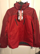 NWT Zeroxposur Hard Shell Performance Jacket Inferno Red Water Resist XXL 2XL - £64.15 GBP