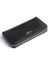 NWB Kate Spade Spencer Continental Wallet Black Leather PWR00281 $188 Dust Bag F - £77.56 GBP