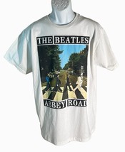 THE BEATLES ABBEY ROAD Short Sleeve Cotton T-Shirt White XL NWOT - $295.07 MXN