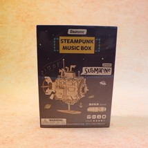 Robotime Steampunk music Box Submarine build your own wood cut - £27.88 GBP