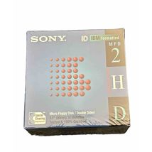 Sony MF2HD 1.44MB High Density Floppy Disc 10 Pack Factory Sealed Computer - $14.75