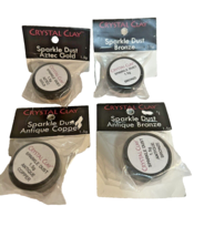 Crystal Clay Sparkle Dust Lot of 4 - £12.17 GBP