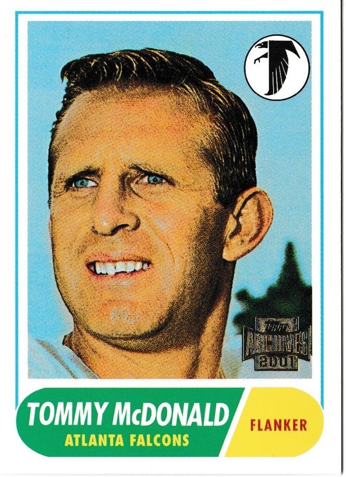 2001 Topps Archives Tommy McDonald Football Trading Card #115 Atlanta Fa... - $1.97