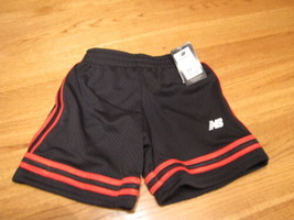 Boy&#39;s New Balance Active shorts 4 black red NEW NWT NB - £4.24 GBP