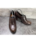 Clarks Artisan Boots Women 8.5M Vermont Terrace Shoes Brown Leather Heel... - $507.19 MXN