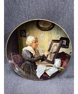 Norman Rockwell - Knowles Collector Plate &quot;Grandma&#39;s Love&quot; 16649F EUC - $9.90