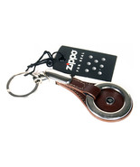 Zippo Original Brown Leather Key Chain Collectors Item - $48.02 CAD