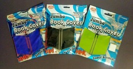 It&#39;s Academic 3-Pack XXL Super Stretch Jumbo Up To Size 10x15 Book Covers 97390  - £8.19 GBP