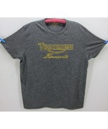 Triumph Motorcycle Mens T-Shirt Lucky Brand (XL) Gray Cotton Bonneville ... - $30.95