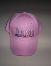 Pink &quot;Trump 2020&quot; Embroidered Womens Baseball Cap Hat New! - £7.94 GBP