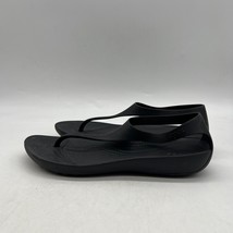 Crocs Serena Womens Black Comfort Slip On Flip Flop Sandals Size 9 - £39.55 GBP