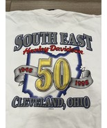 Harley Davidson Vintage South East Cleveland OH 50th Anniversary 1998 Si... - $24.74