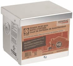 Generac 6343 30-Amp 125/250V Raintight Aluminum Power Inlet Box - Durabl... - $78.97