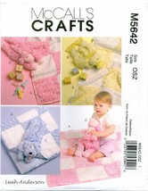 Mc Calls 5642 Baby Gifts Toy Plush Blanket Quilt Anderson Crafts Pattern Uncut Ff - £15.90 GBP