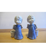 Vintage Enesco Porcelain Singing Angel Candle Or Tooth Pick Holder, Enes... - $427.65 MXN