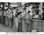 Vtg 1940s Postcard Camp Kilmer New Jersey NJ Post Exchange Hament Pub UN... - $5.31