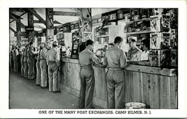 Vtg 1940s Postcard Camp Kilmer New Jersey NJ Post Exchange Hament Pub UNP Q15 - £4.22 GBP