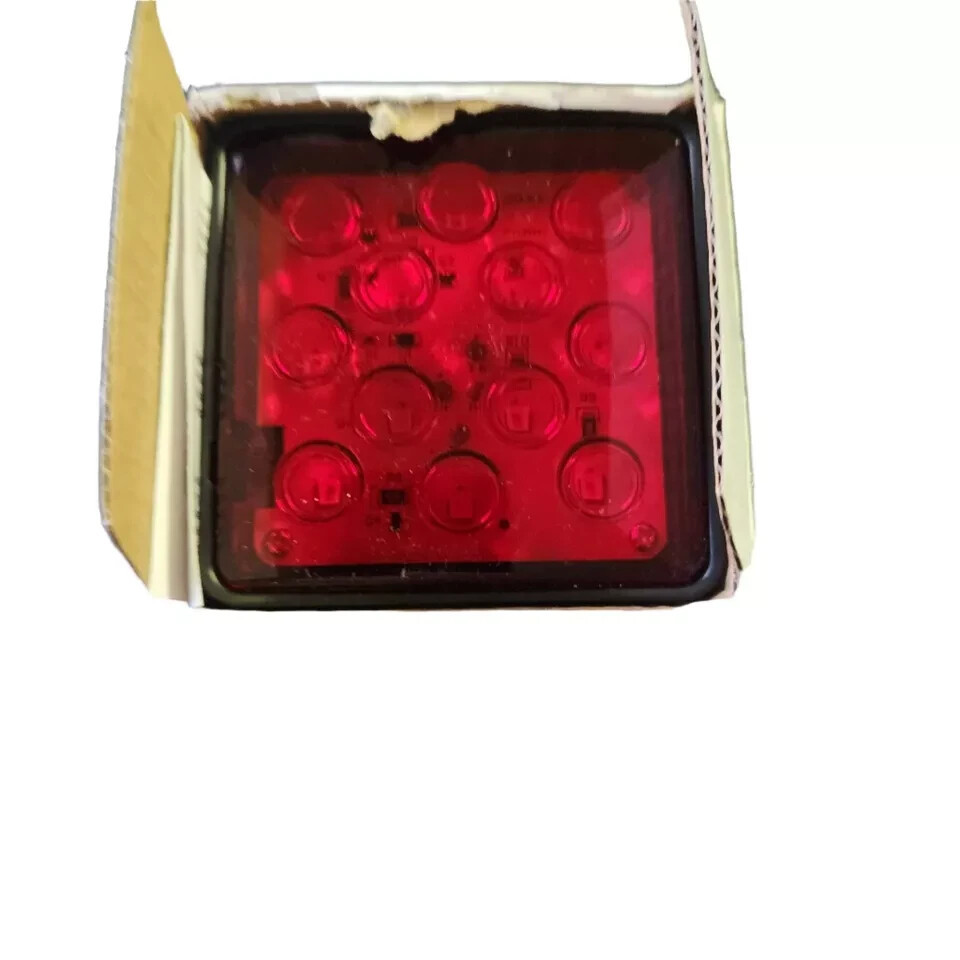 CZC AUTO Red Lens Trailer Hitch Cover - 12 LED Brake Light for 2 Receiver - $4.77