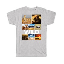 African Animals Safari Ecosystem : Gift T-Shirt Elephant Lion Rhino Giraffe Chee - £19.63 GBP