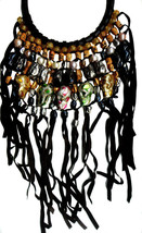 DELFINA DELETTREZ Womens Necklace Wudu 13 Designer Collectable Black - £962.81 GBP