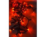 Orange Halloween Holiday String Lights 6&#39; Works - £22.12 GBP