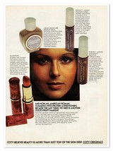 Coty Originals Cosmetics Ms. American Woman Vintage 1972 Full-Page Magaz... - $9.70