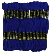Anchor Cross Stitch Stranded Cotton Threads Hand Embroidery Thread Royal Blue - £9.75 GBP